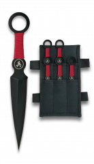 Couteau papillon Albainox rouge/noir référence 02128